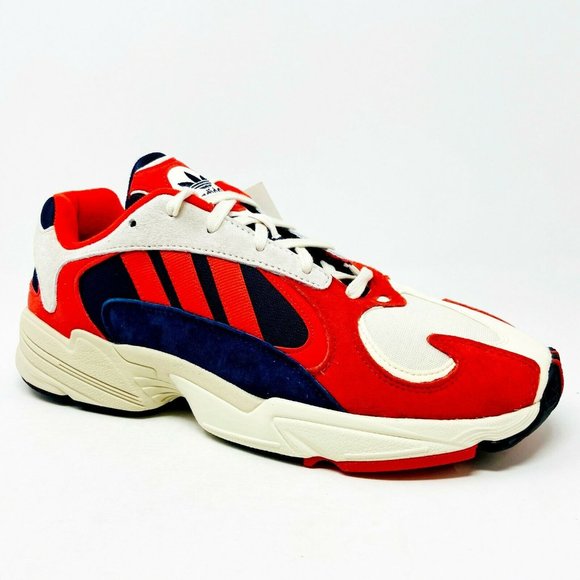Adidas Yung 1 Goku Chalk White Red Collegiate Navy Mens Sneakers B37615 - Picture 2 of 5